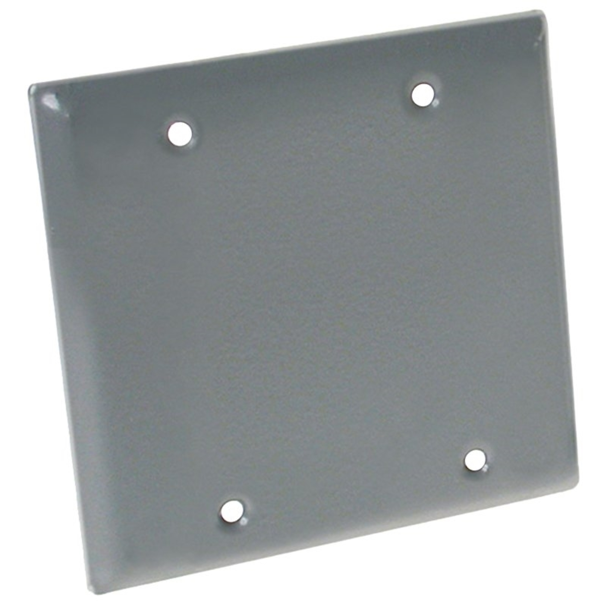 Hubbell 2G GRY ALUM BLNK BOX COVER, Product Type Box Cover, Model# 5175-5